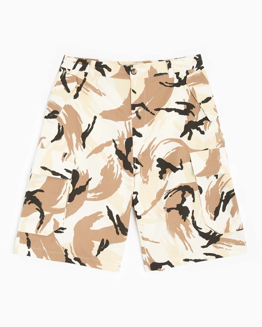 新入荷 Kenzo Camo FB55SH2341PC-02 Multi Short Men's Cargo Printed パンツ