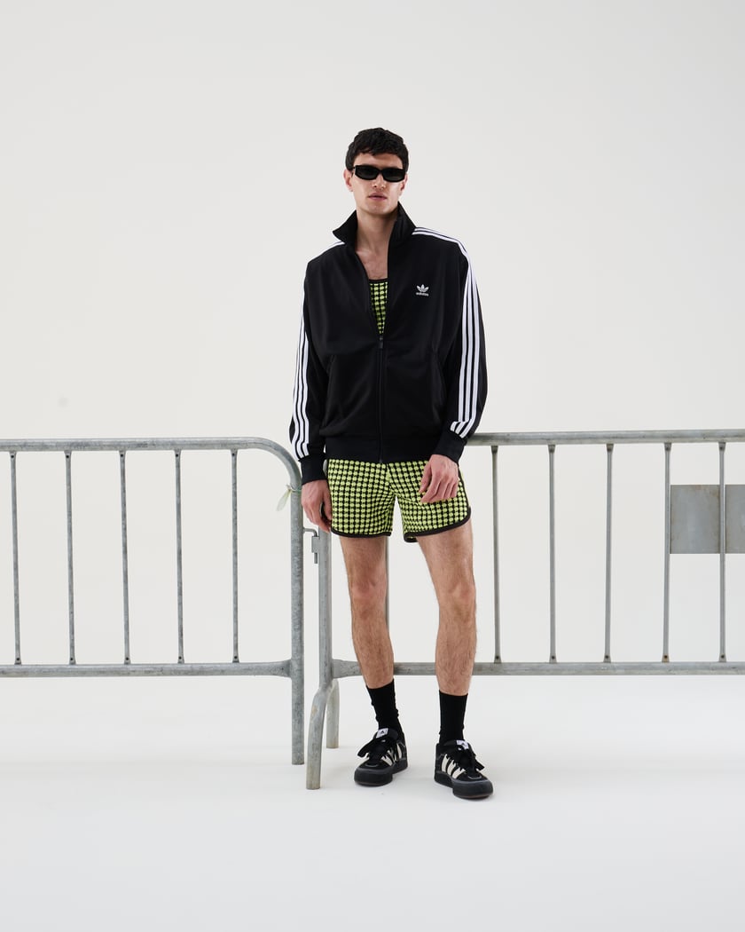 adidas Originals x Wales Bonner Men's Crochet Vest Green IY2046