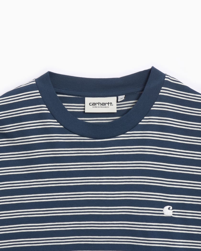 Carhartt WIP Sydney Women's Long Sleeve T-Shirt Blue I034493 Carhartt WIP Sydney Women's Long Sleeve T-Shirt Blue I034493