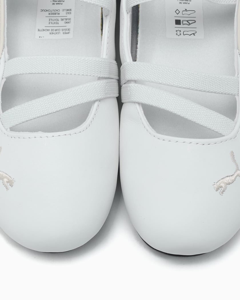 スニーカー PUMA Speedcat Ballet Leather White 40358701 PUMA Speedcat Ballet Leather White Black Shoes 403587-01
