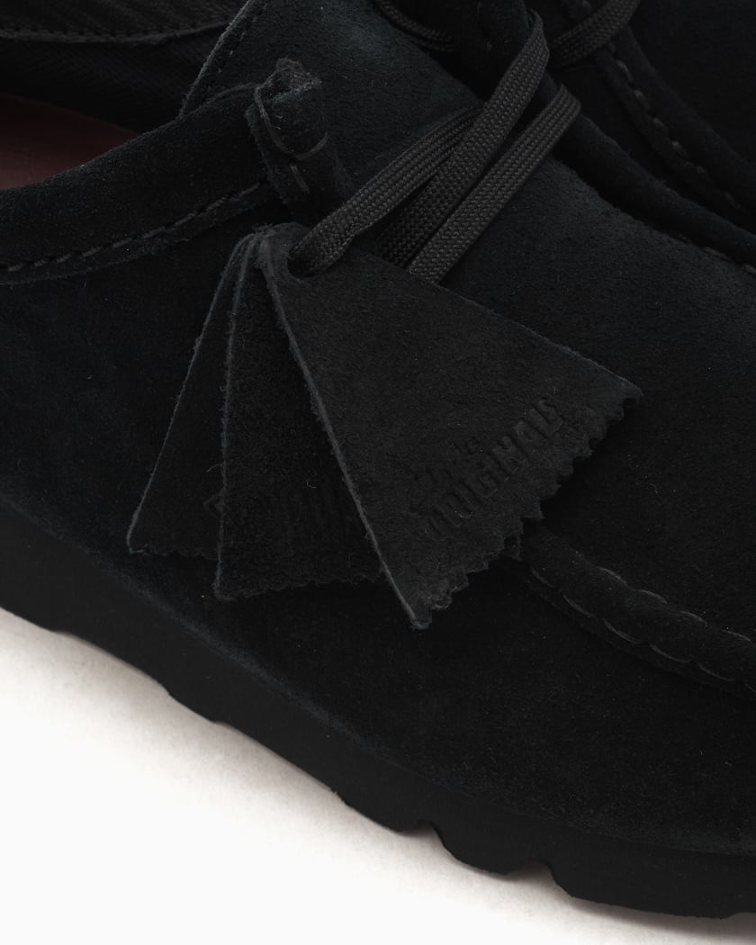 Clarks Women s Wallabee Gore Tex Vibram Black 26179258 FOOTDISTRICT