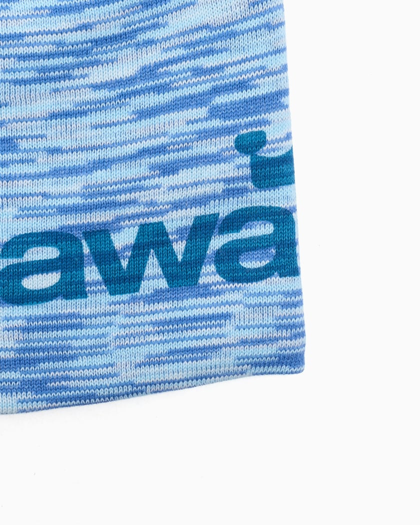 Awake NY Gradient Crown Logo Skully Unisex Beanie Blue AWK