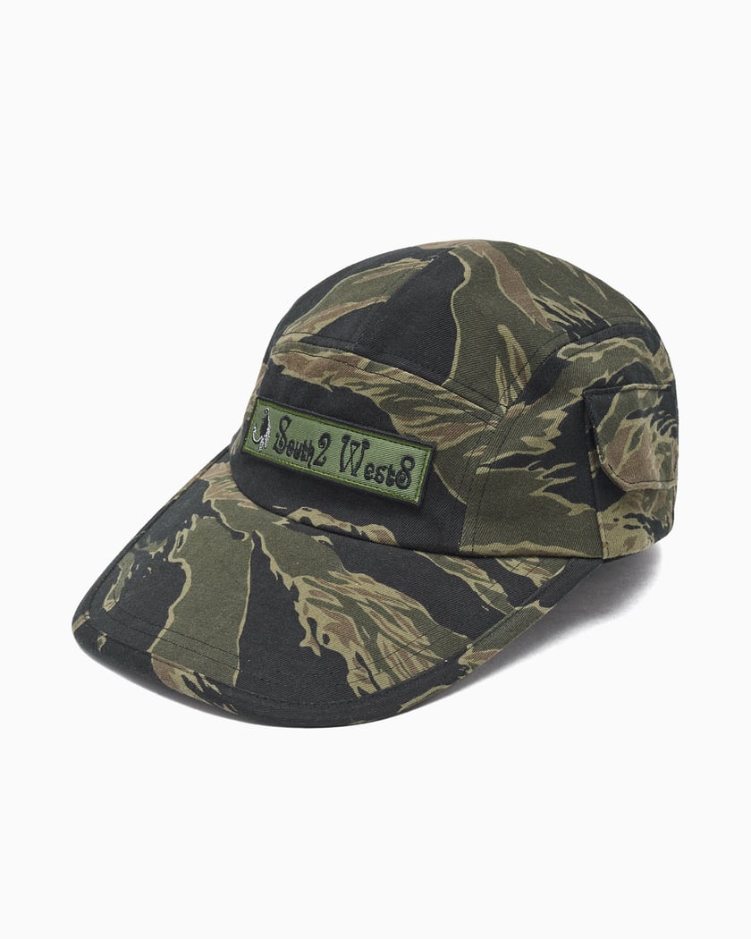 South2 West8 5 Panel Camo Unisex Cap Green RW516-Camo | FOOTDISTRICT
