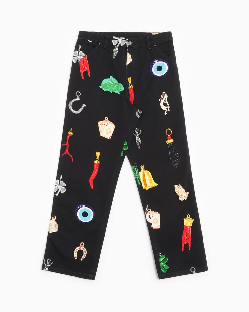 福袋セール Print Unisex Charm Workwear Farm High Sky Woven Pants Denim パンツ