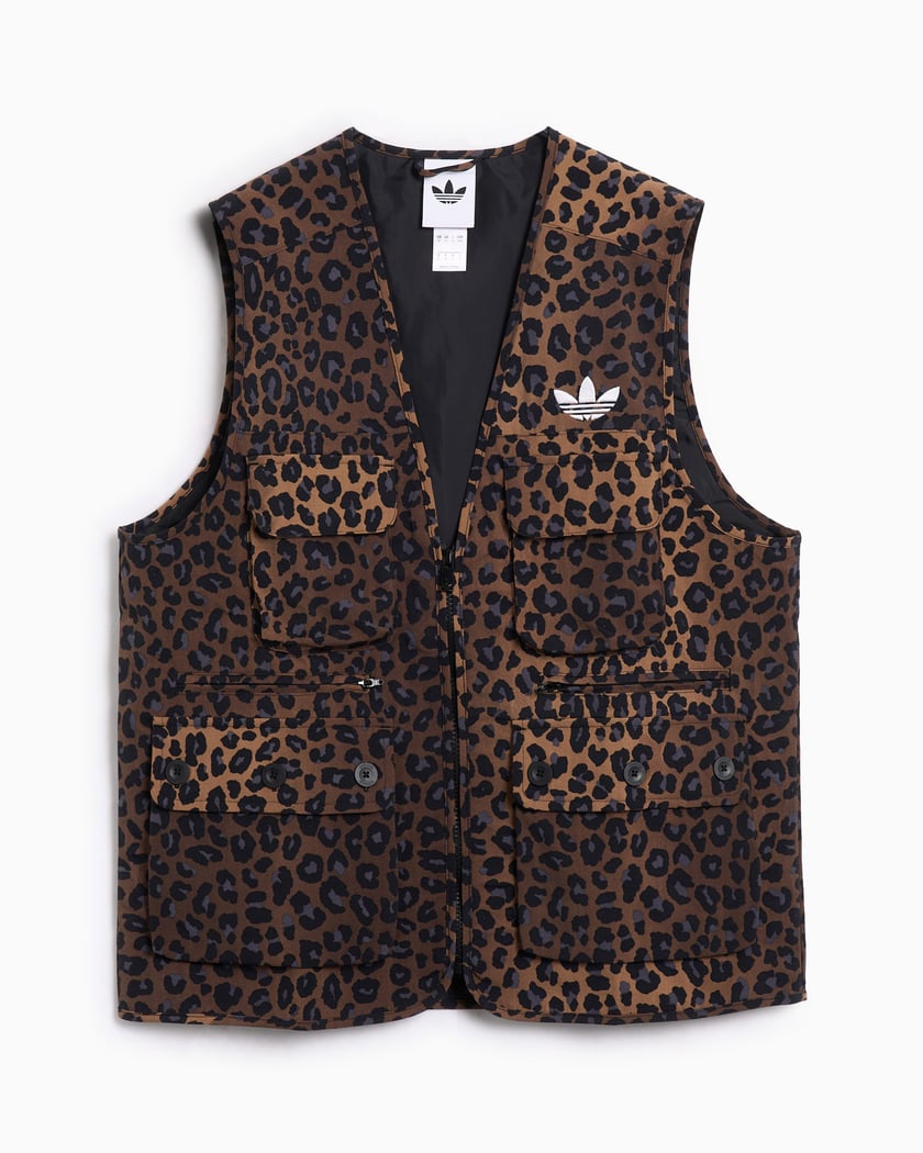 adidas Originals Leopard Men's Vest Brown JV7557 FOOTDISTRICT