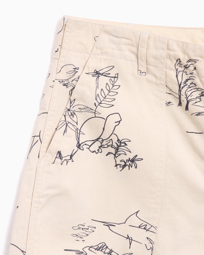 Engineered Garments Fatigue Men's Shorts Beige 25S1E003