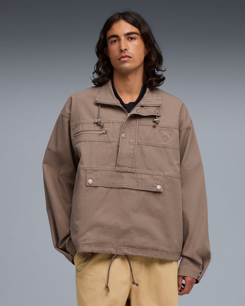 Puma x REPRESENT Relaxed Unisex Light Jacket Brown 632541-96