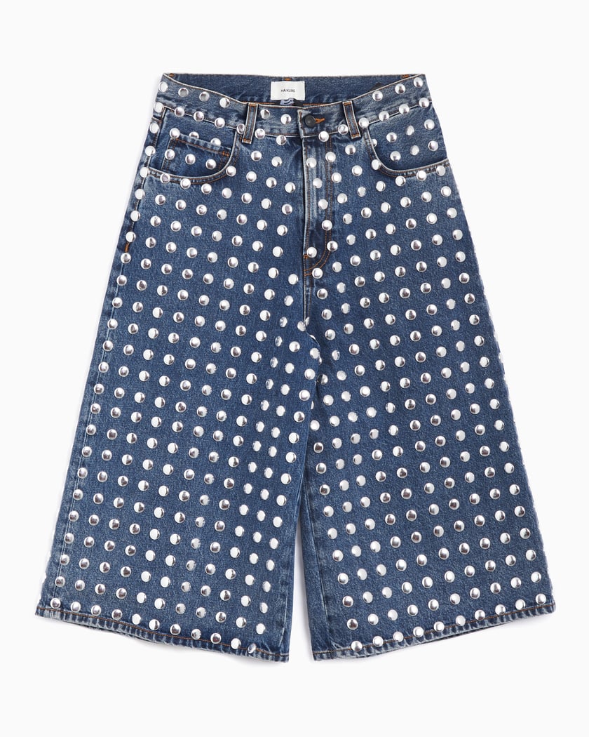 1960s Polka Dot longware Denim Shorts