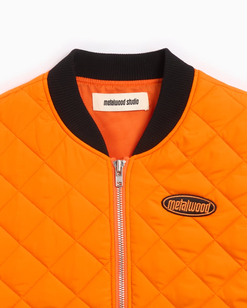 Metalwood Studio Men's Padded Vest Orange MWS24-05-106-ORG