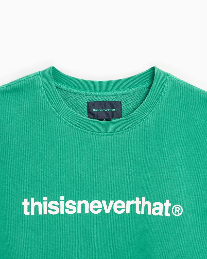 thisisneverthat® T-Logo LT Men's Sweatshirt Green TN240TSWCW01-GRN ...