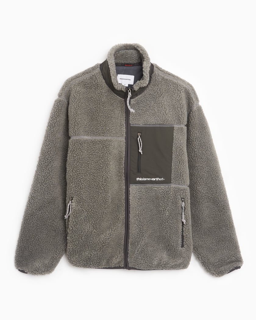 Sherpa jacket gray discount