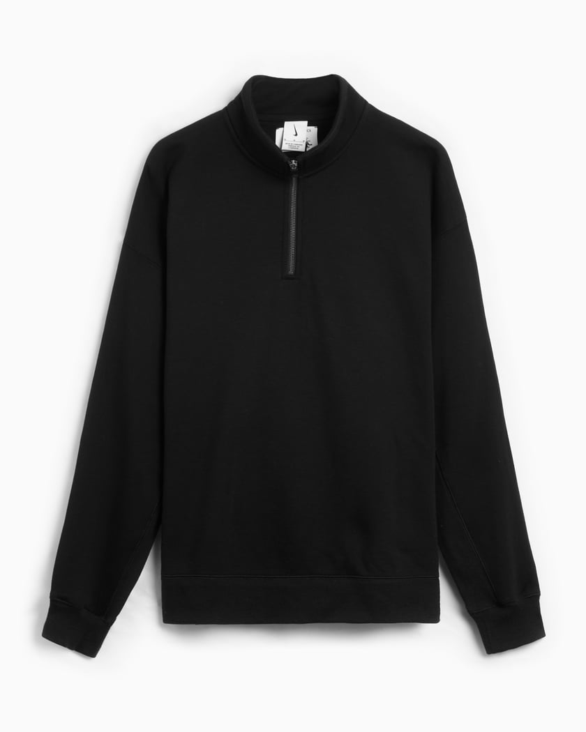 Black half zip nike discount