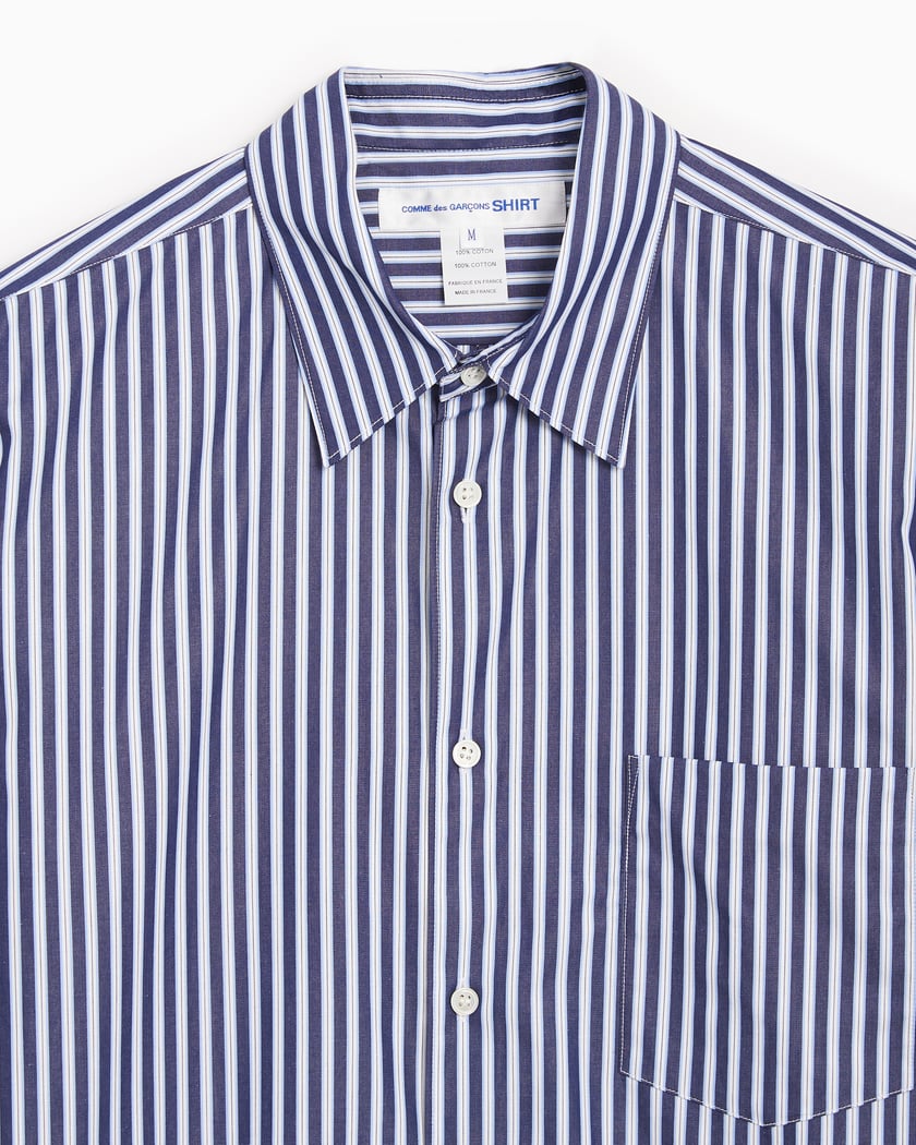 Comme Des Garçons Shirt Men's Shirt Blue FZ-B218-PER-3