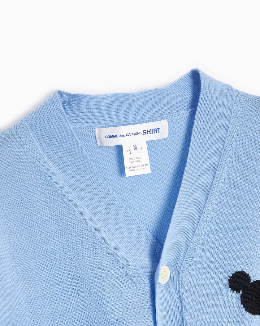Comme des garcons shirt cardigan discount