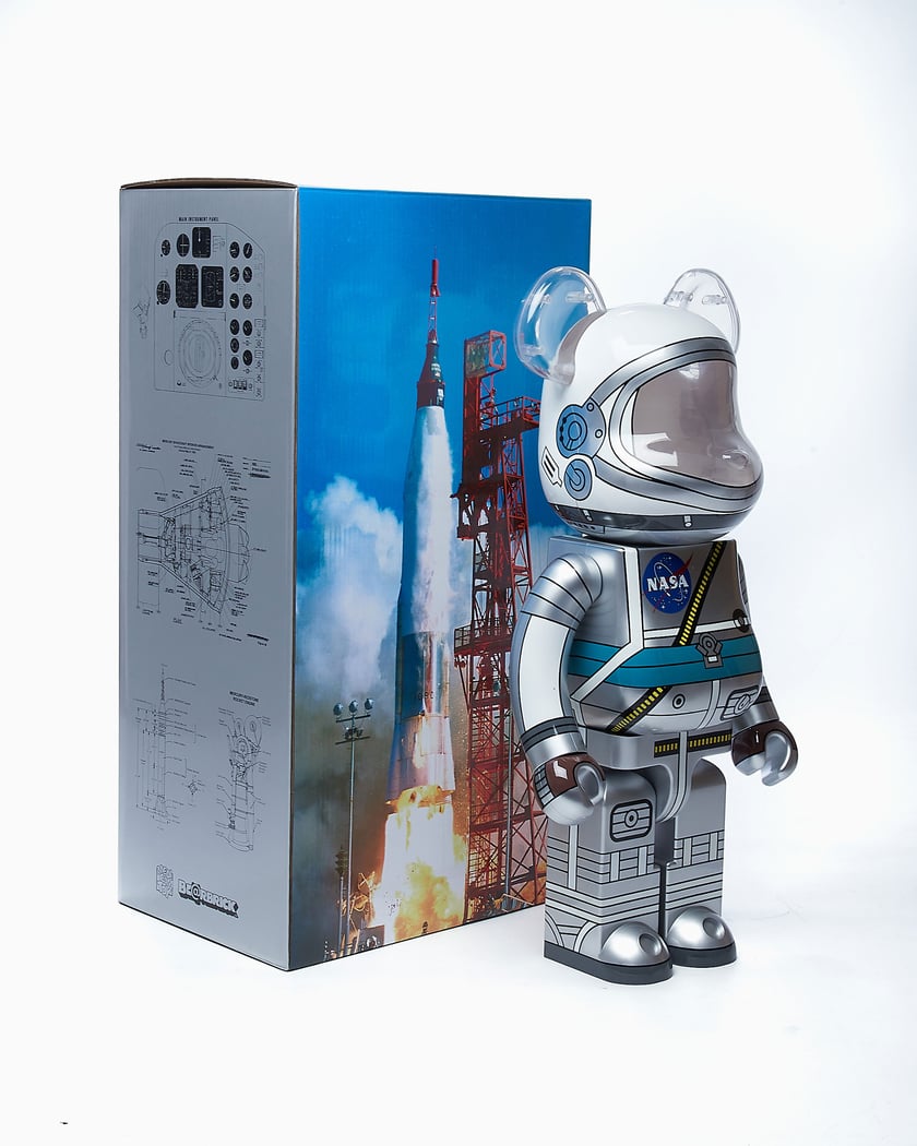Medicom Toy Be@rbrick Project Mercury Astronaut 1000%