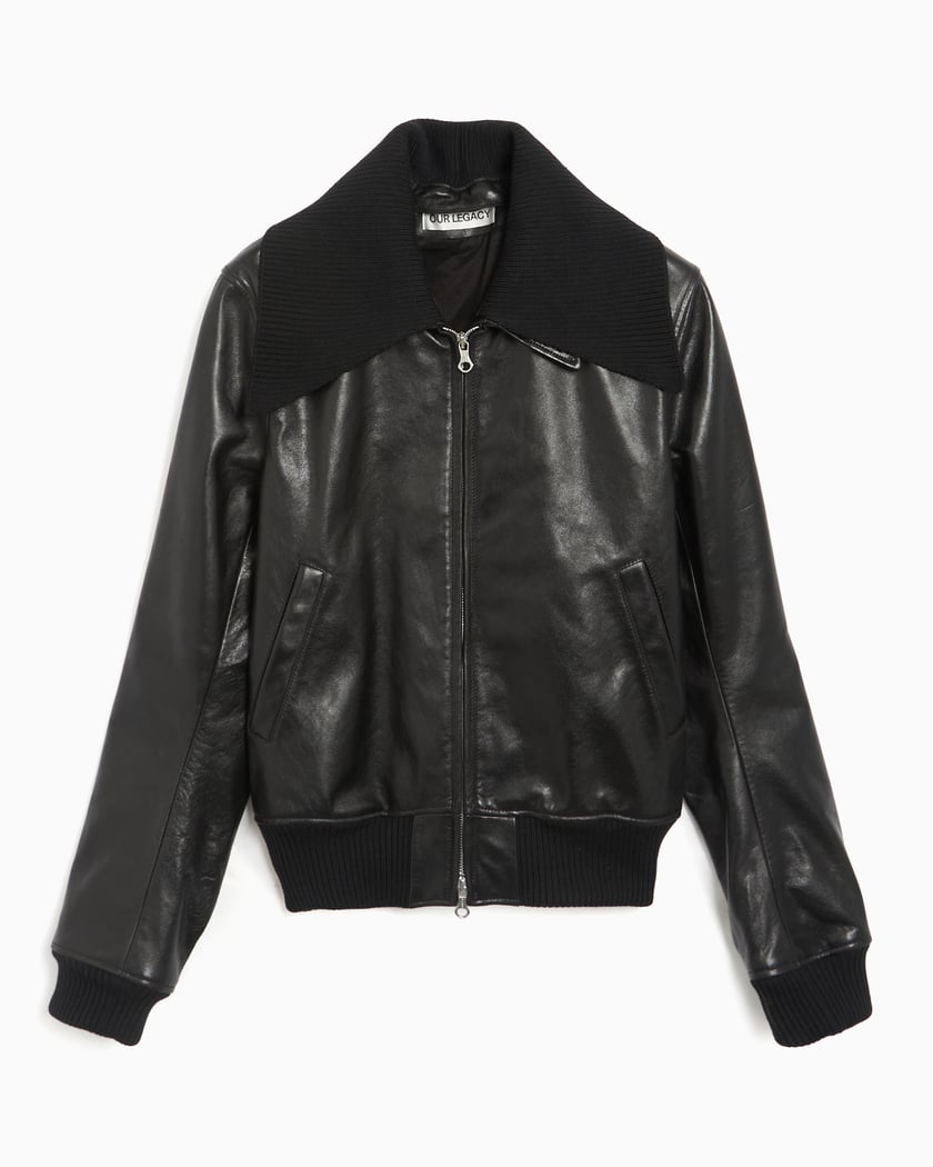 OUR LEGACY PHAROS BOMBER Black 44 Our Legacy Pharos Men's Leather