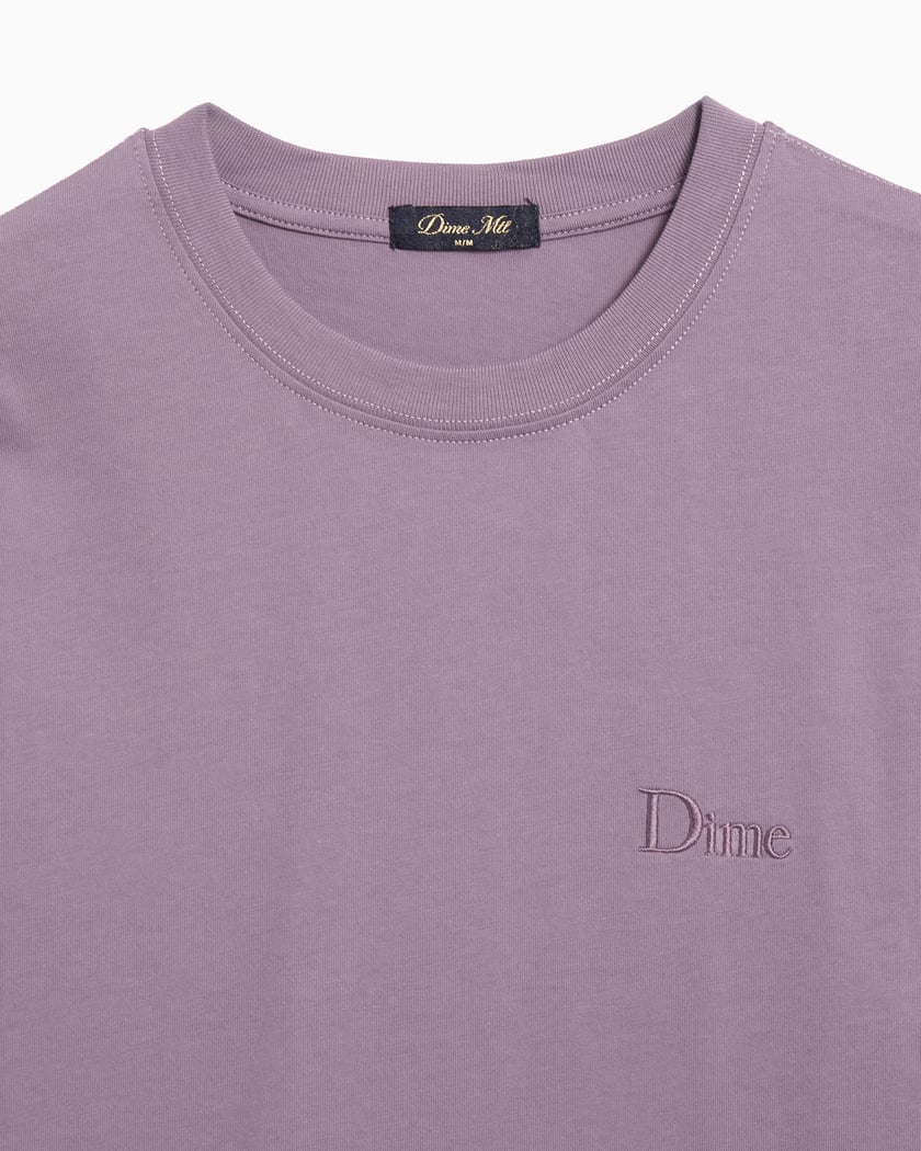 Dime MTL Classic Logo Relaxed Men's T-Shirt Purple DIMESP2550PLU