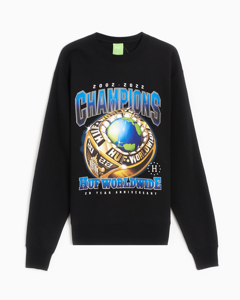Black huf sweatshirt clearance