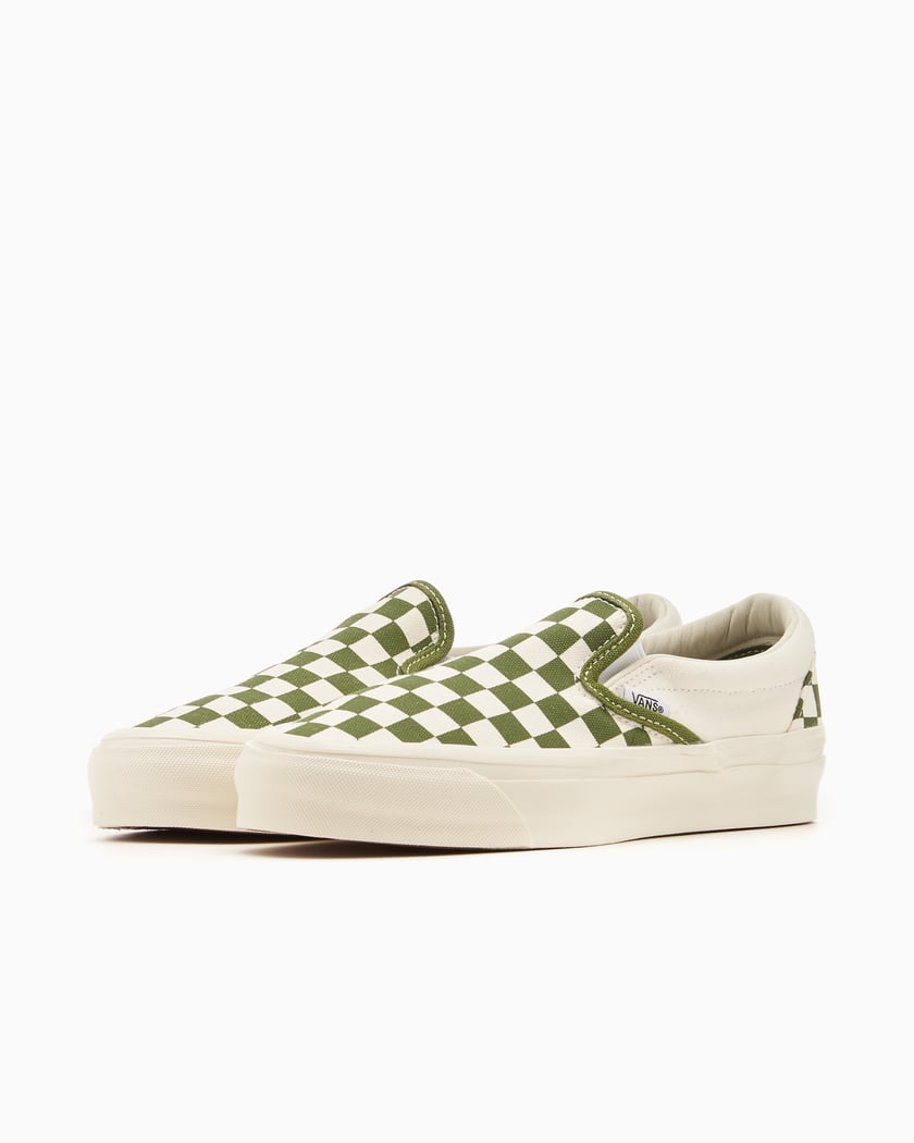 Vans slip on verde cheap
