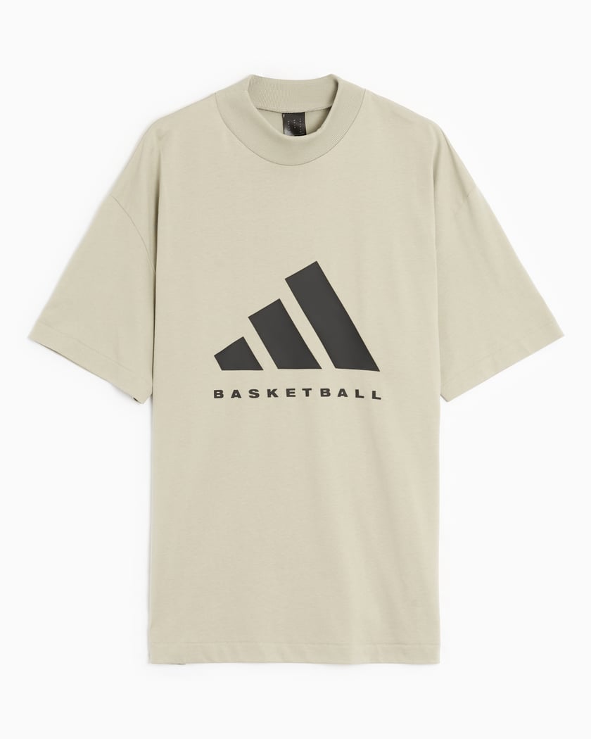 adidas Performance One Basketball Unisex Oversized T Shirt Grijs