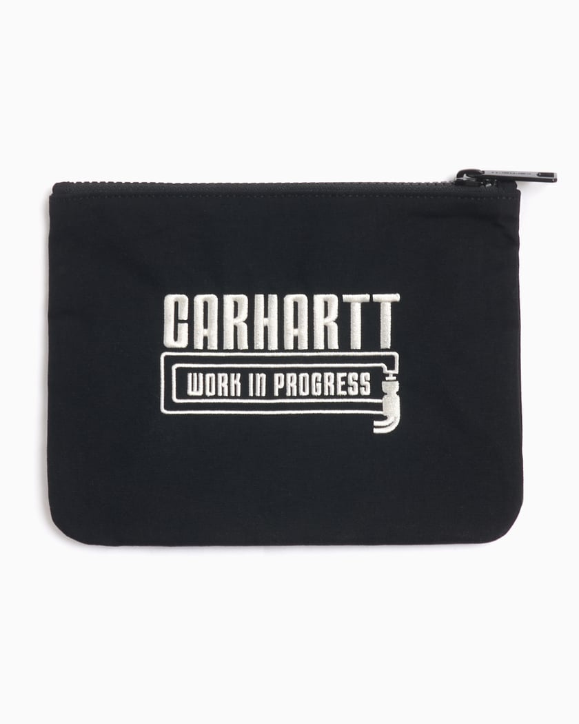 Carhartt WIP I0343712N8XX 関税送料込 Carhartt WIP Industry Zip Wallet Black I034355-89XX