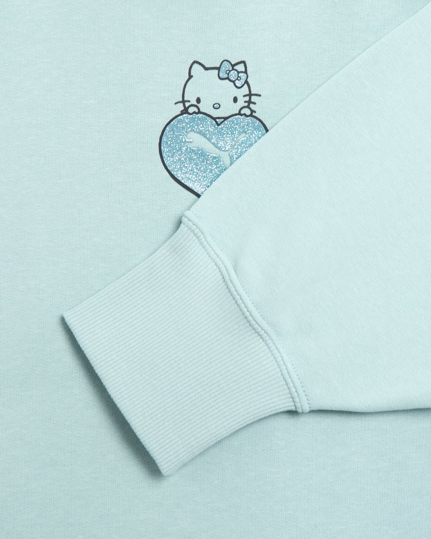 Puma x Hello Kitty Women's Graphic Over-Oversized Hoodie Puma x Hello Kitty Women's Graphic Over-Oversized Hoodie