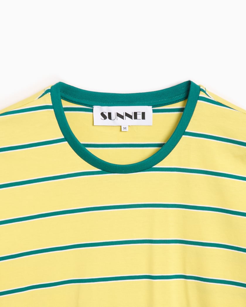 Sunnei Over Men's T-Shirt Men's T-Shirt Yellow RTWXJER008
