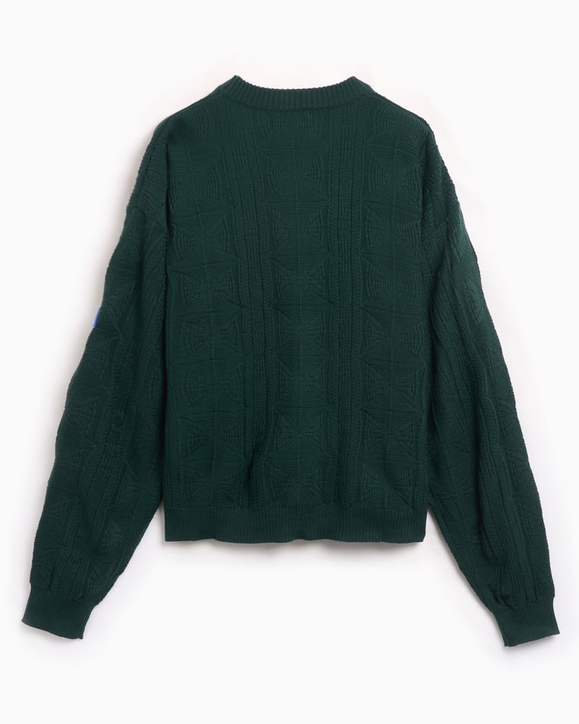 DEVA STATES Cobweb Men s Knitted Cardigan Green DSC5GR201F24 FOOTDISTRICT