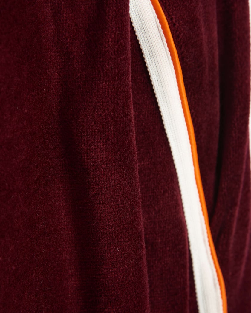 Casablanca Racing Velour Men's Track Pants Burgundy MF21-JTR Casablanca Racing Velour Men's Track Pants Burgundy MF21-JTR