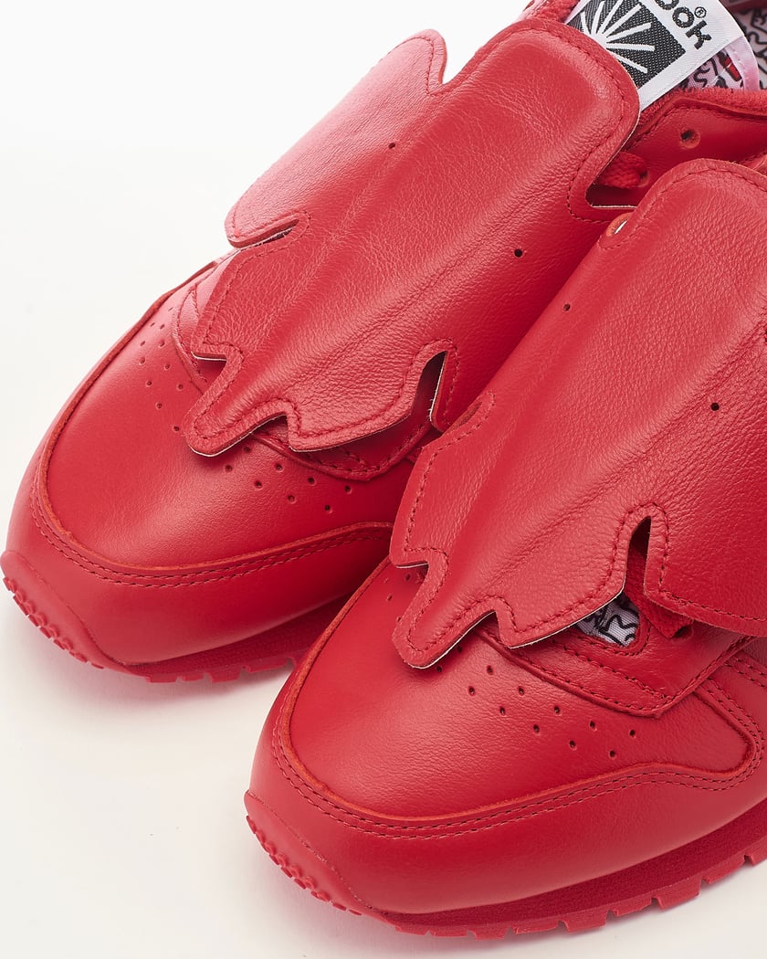 Imagenes zapatos top reebok rojos vector