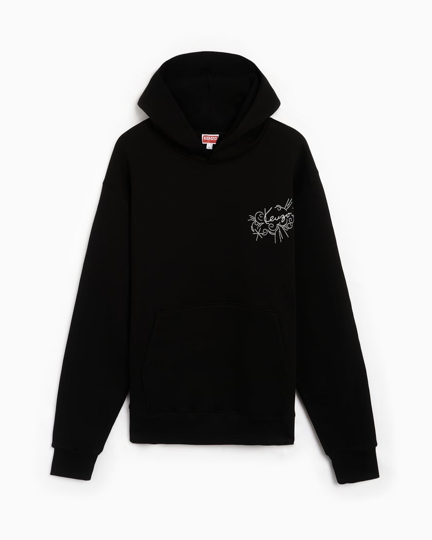Kenzo Star Tiger Men s Hoodie Negro FE65SW2194MB 99J FOOTDISTRICT
