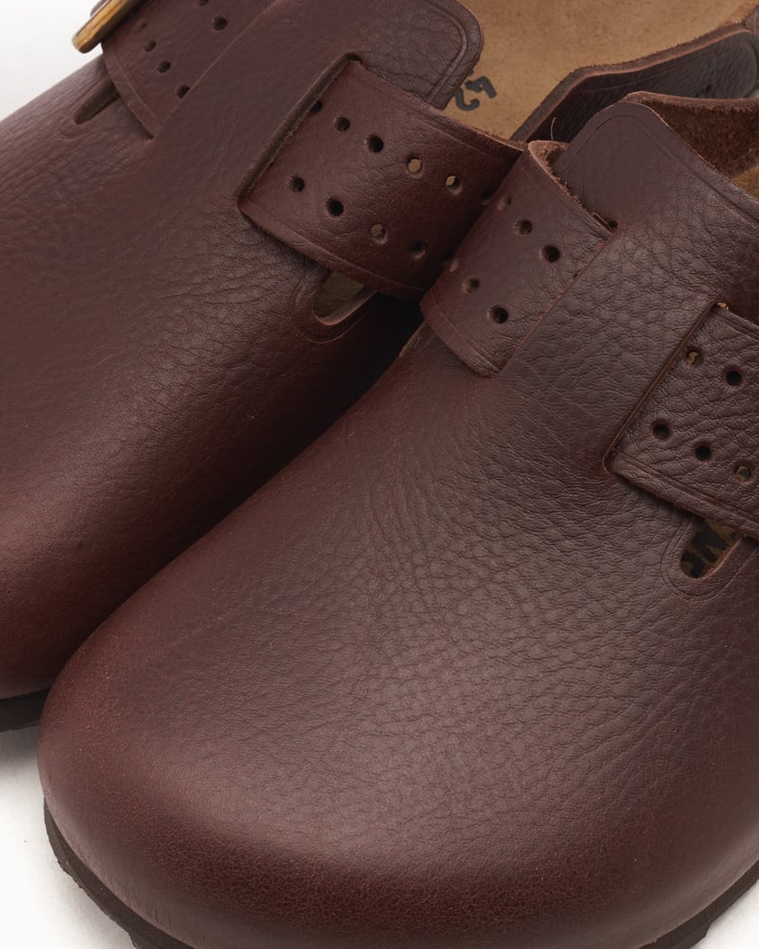 BIRKENSTOCK Boston Bold Natural Leather Regular Brown