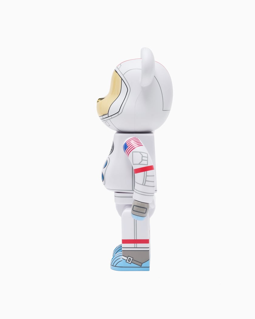 Medicom Toy Be@rbrick NASA - Apollo 17 100% & 400% White