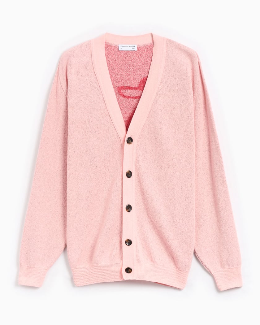 Edmmond Studios People Men s Cardigan Pink Red 124 60 01300 FOOTDISTRICT