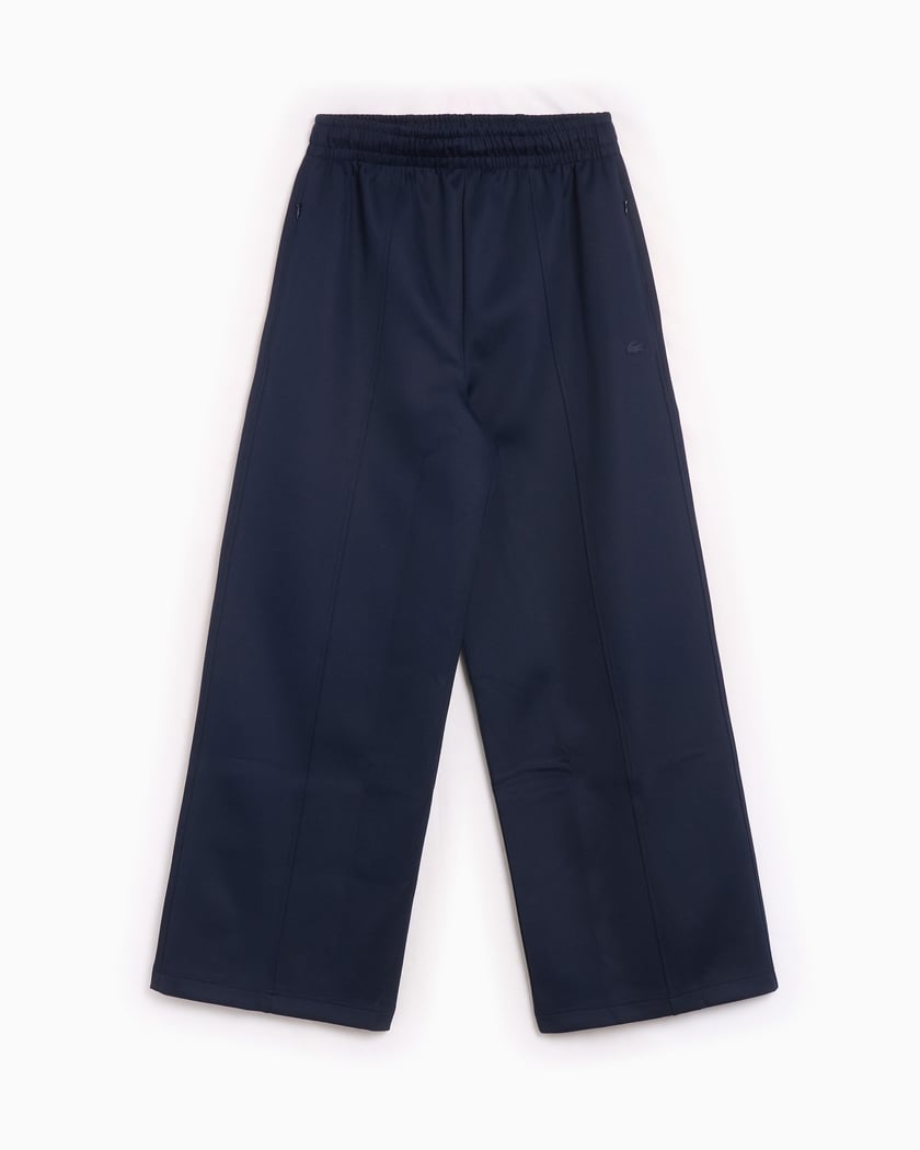 Lacoste Women s Interlock Wide Leg Track Pants Blue XF3242 00 166 FOOTDISTRICT