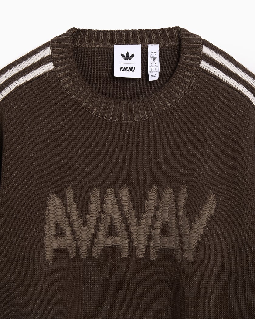 adidas Originals x AVAVAV Logo Oversize Women's Sweater Brown