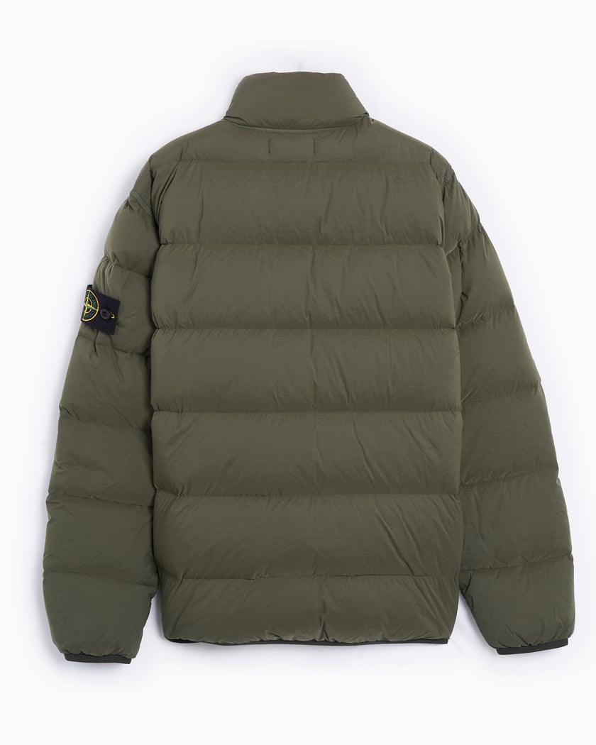 Mens green stone island jacket deals
