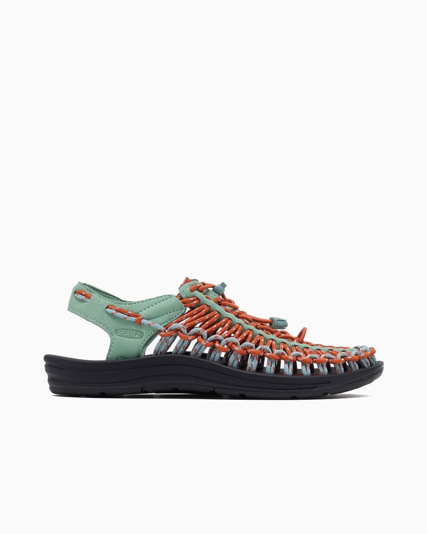 【新品・未使用】KEEN UNEEK  BLACK/COLORFUL Men's UNEEK Sneaker | Black/Bright Aqua | KEEN Footwear