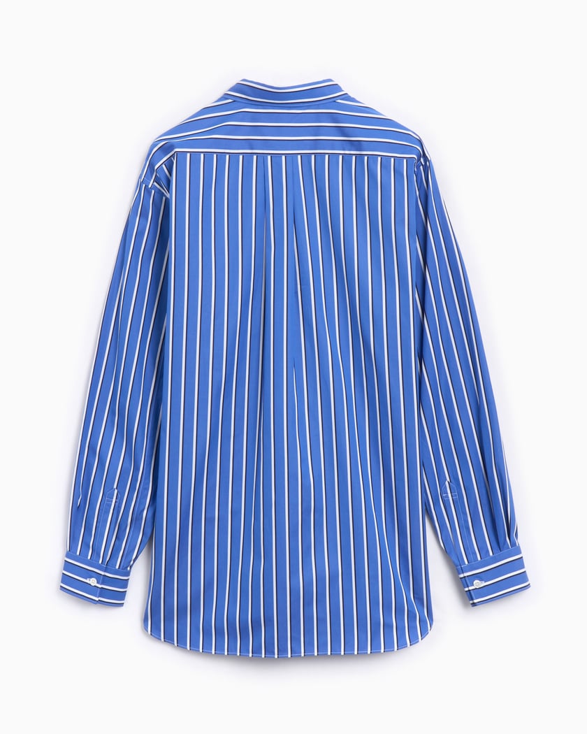 Comme des Garçons Shirt Striped Shirt in Navy Blue | SVD USA