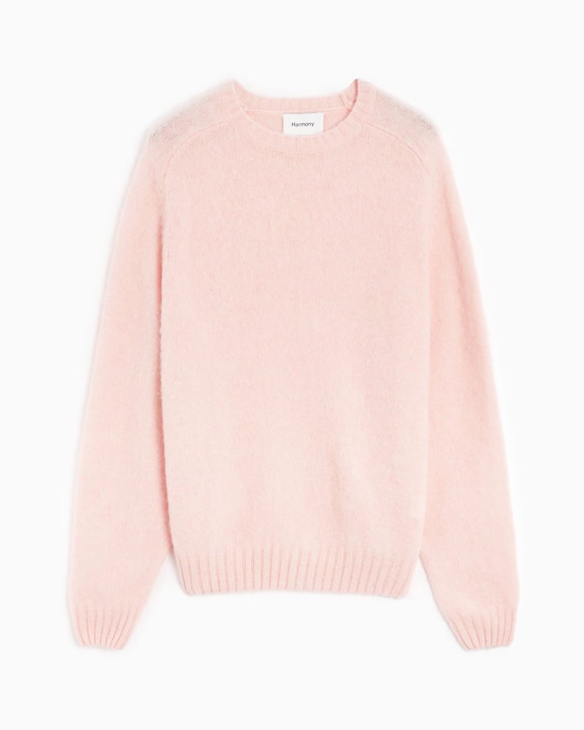 Pink shaggy sweater top