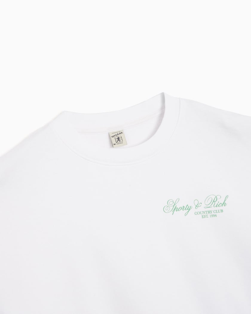 Sporty & Rich Villa Unisex Sweatshirt White CR864WH