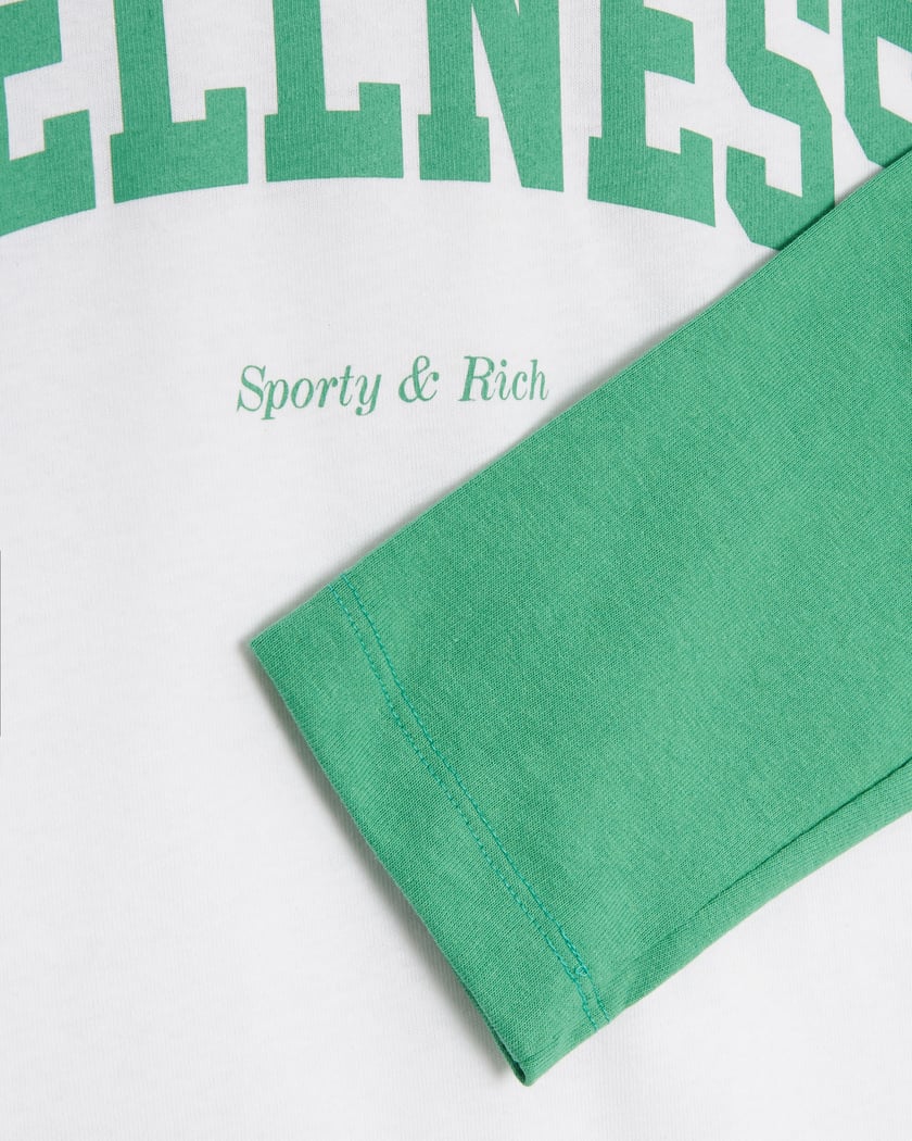 Sporty & Rich Wellness Ivy Unisex Baseball T-Shirt Green