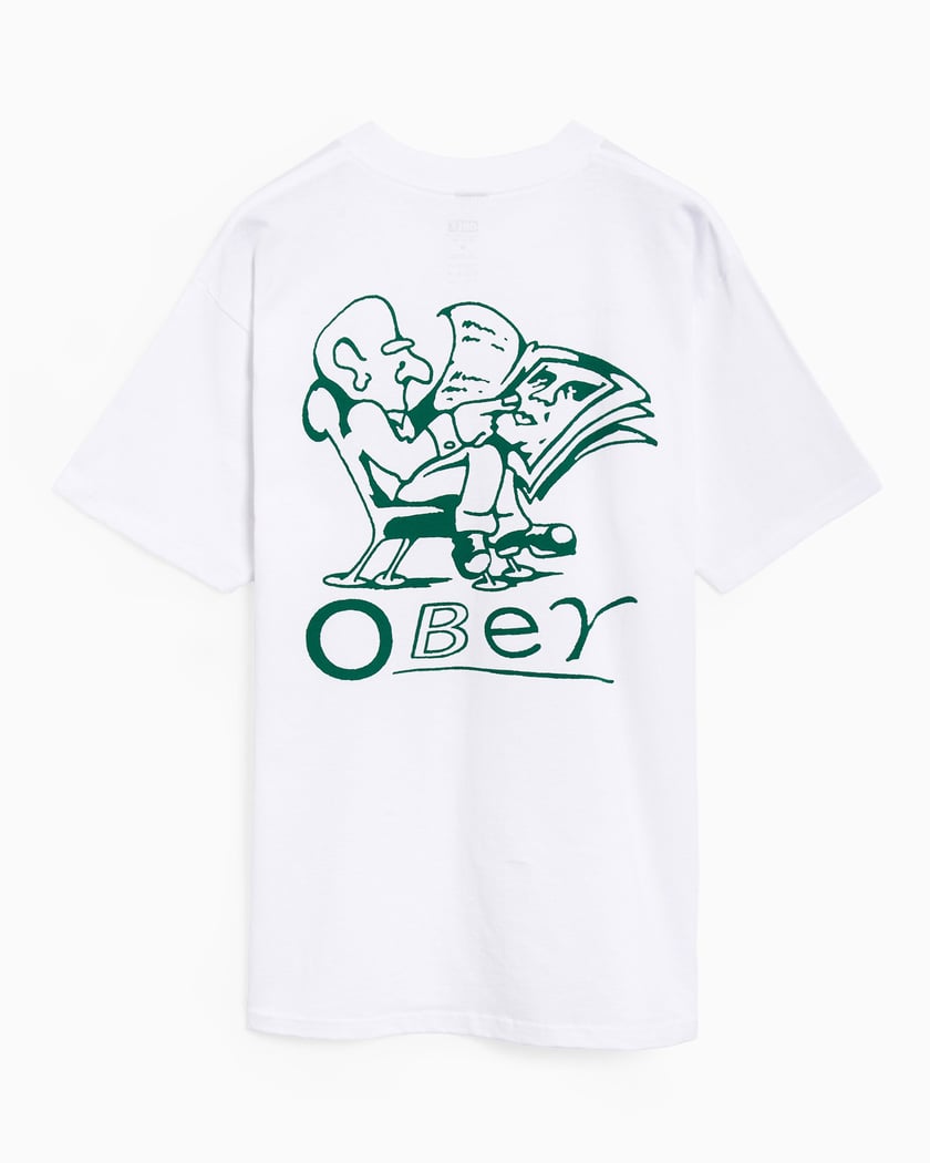 OBEY Clothing Reader Graphic Men's T-Shirt White 165264240