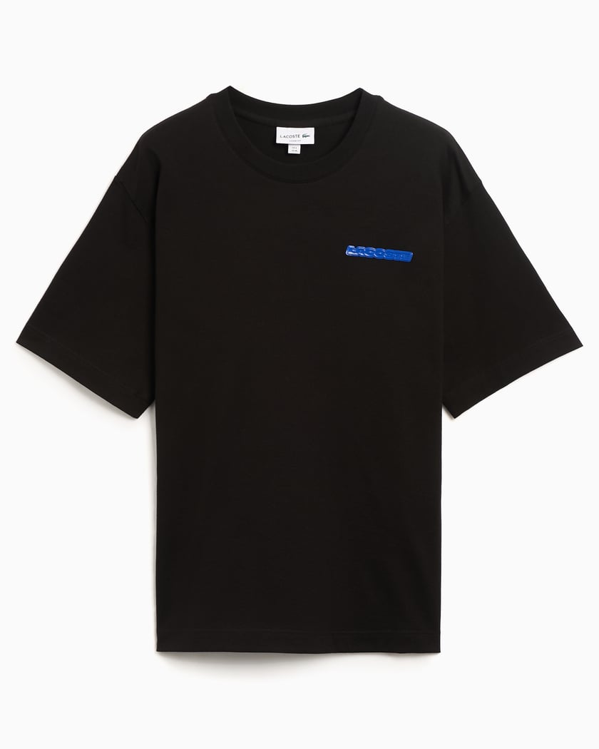 Lacoste Men s Jacquard T Shirt Black TH4148 00 031 FOOTDISTRICT