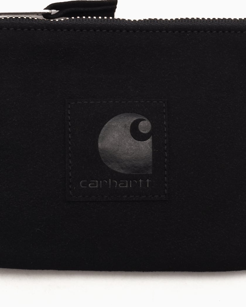 Carhartt WIP Artificial Suede Zip Wallet Black I033644-89XX | FOOTDISTRICT