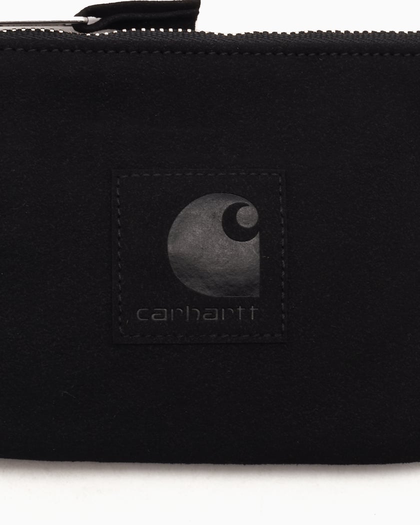 Carhartt WIP Artificial Suede Zip Wallet Black I033644-89XX Carhartt WIP Artificial Suede Zip Wallet Black I033644-89XX