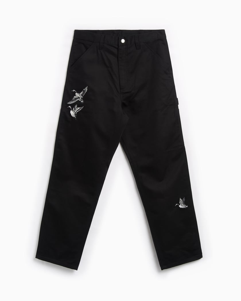 Carhartt WIP Ducks Single Knee Unisex Pants Black I033700