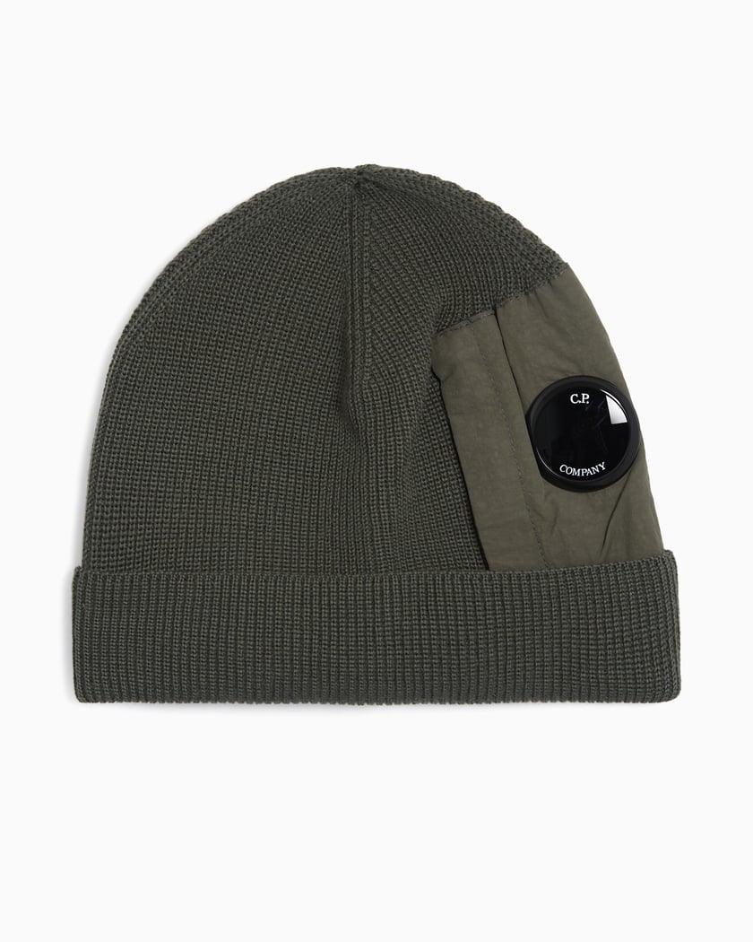 CP Company Unisex Knit Beanie Green 17CMAC297A005509A 674 FOOTDISTRICT