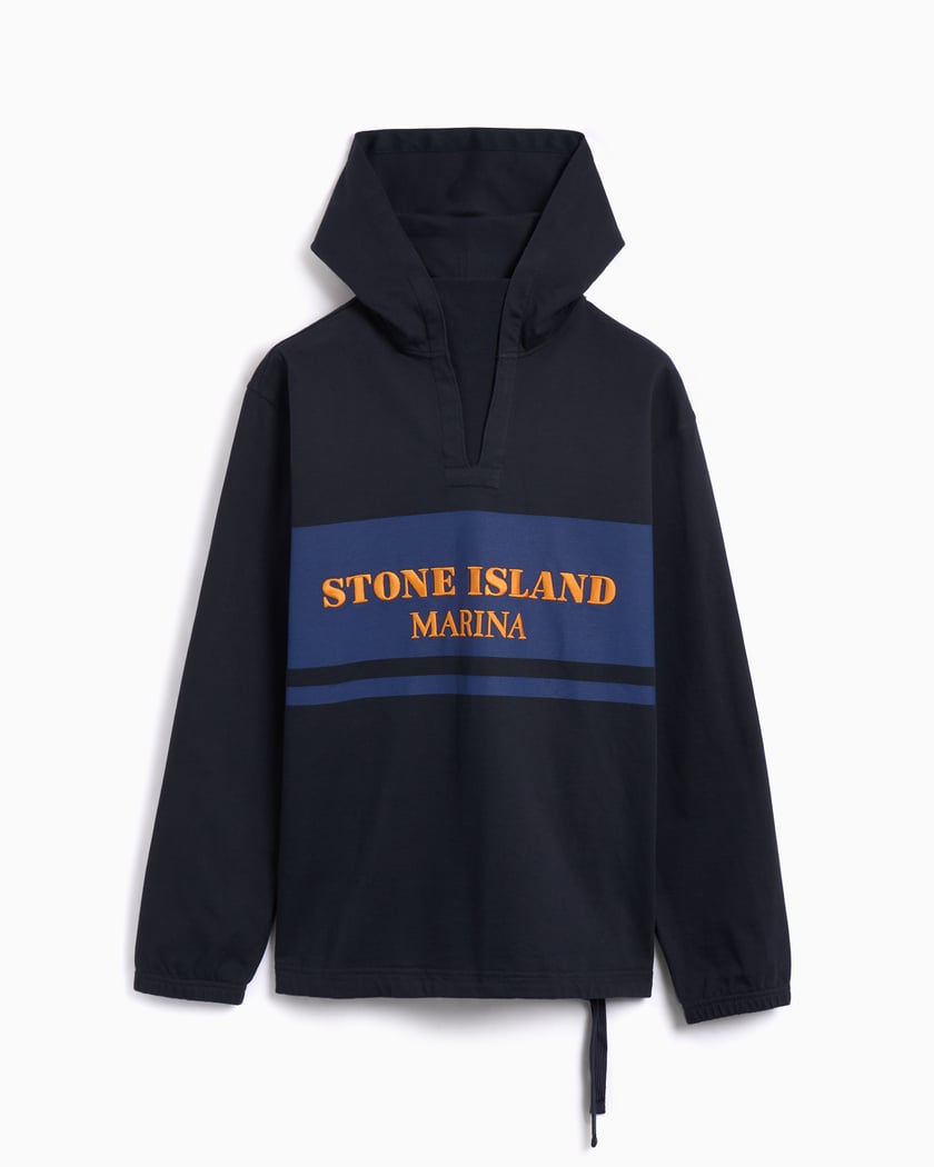 Stone Island Logo Men's Sweatshirt Gray 811566182-V0062