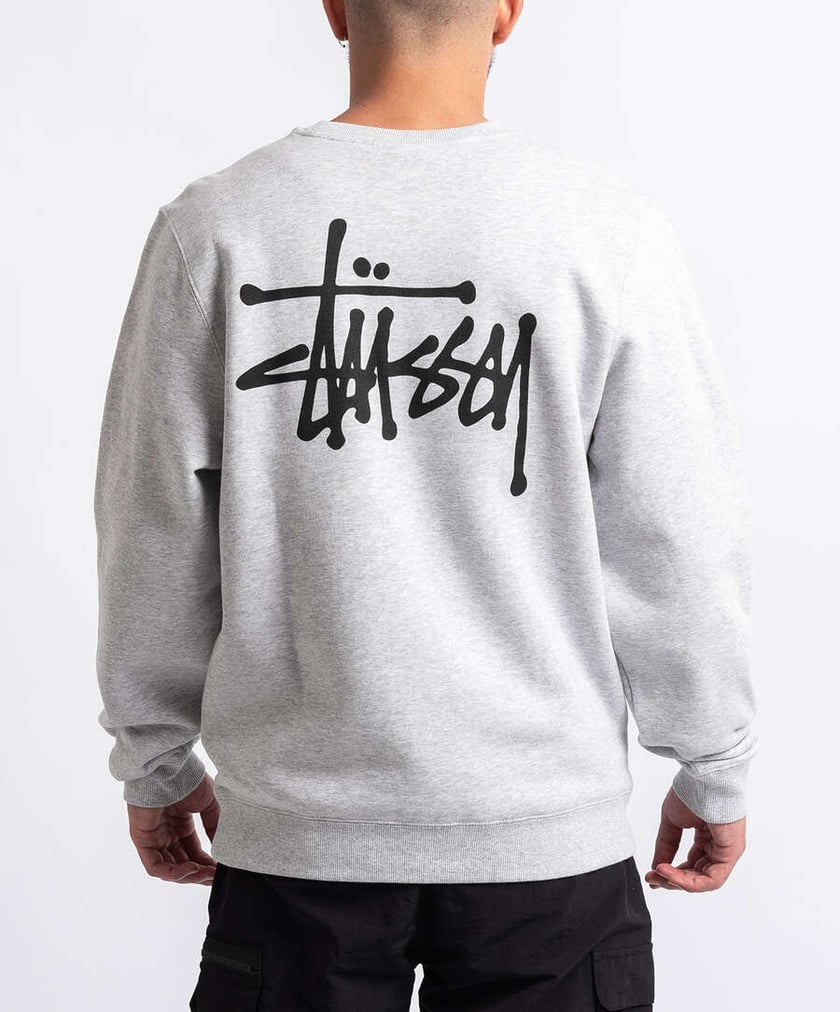 Stussy basic hot sale crew sweat